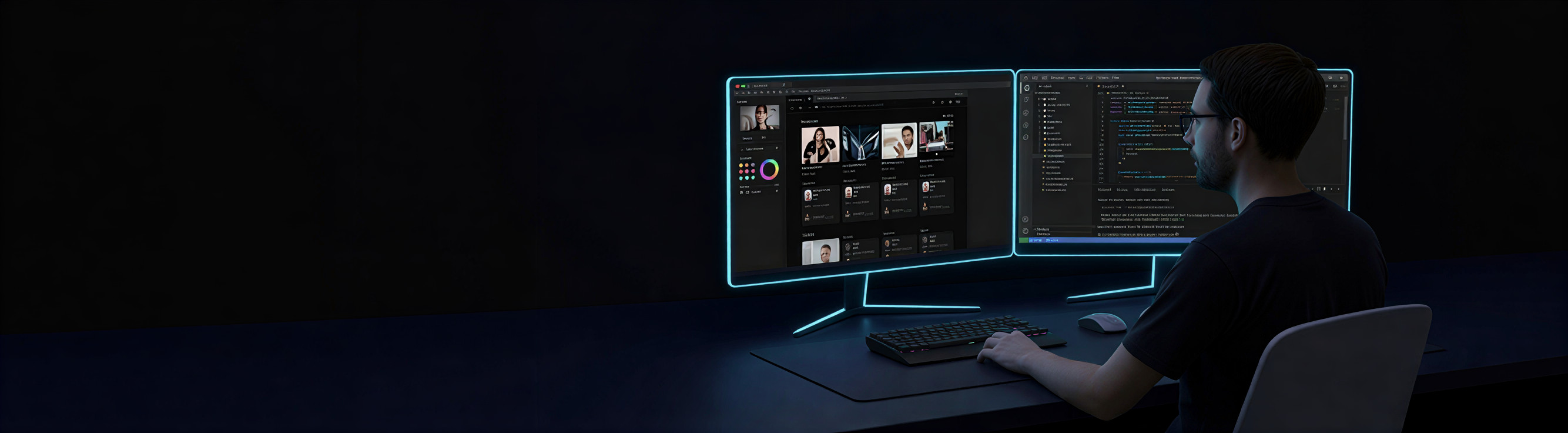 Hero Banner Dark Background